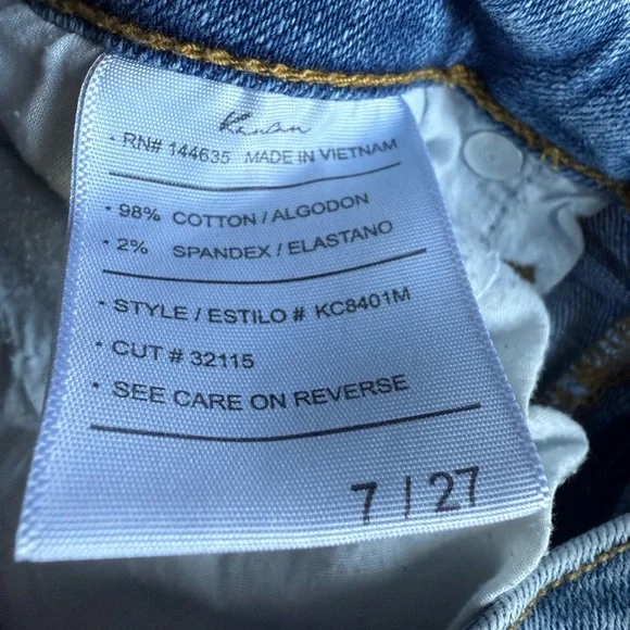 Kancan Skinny Jeans with distressing size 7/27 - Picture 9 of 10